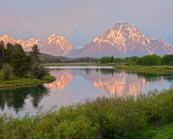 Tetons from Oxbow Bend